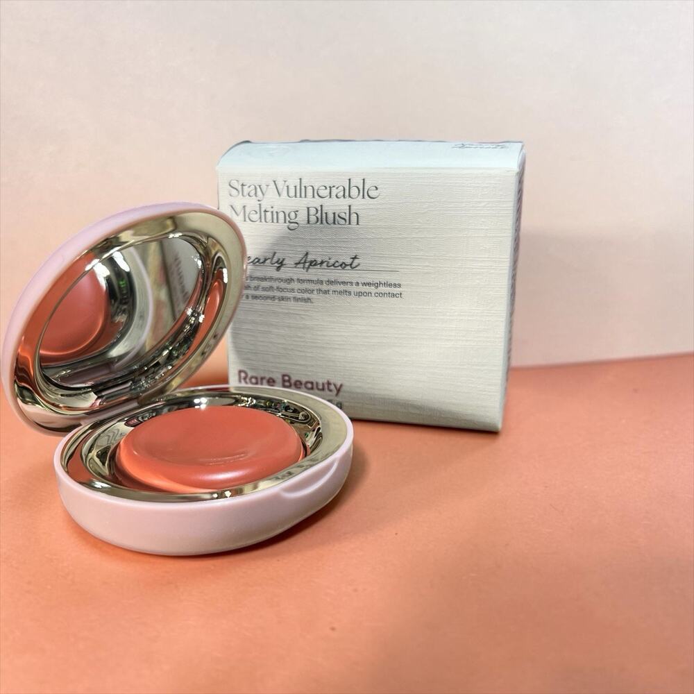 Rare Beauty Stay Vulnerable Melting Blush Nearly Apricot 0.17oz Full Size